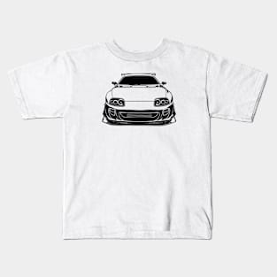 GR Supra MK4 Sketch Art Kids T-Shirt